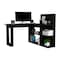 Tuhome 51.7 in. D X 43.3 in. H, 47.2 in. W X Laminate, Black ELW5710 - alternate 7